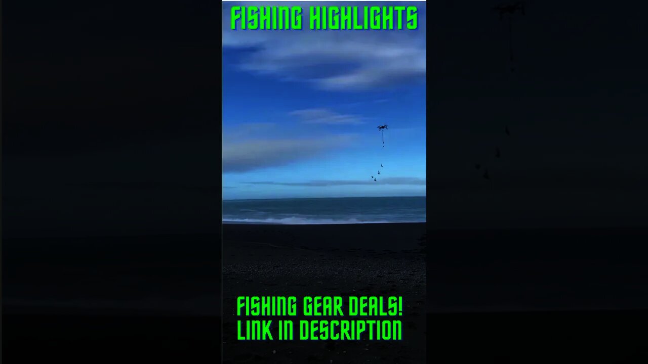 Drone Fishing Trial! #Shorts #BassFishing, #DeepSeaFishing, #SaltWaterFishing #Fish #Fishing