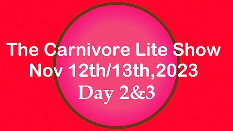 Nov 12th/13th 2023: Day 2&3: Day in the Life of my Carnivore Lite journey for weight loss Vlog: