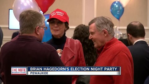 Festivities underways at Judge Brian Hagedorn's election night party