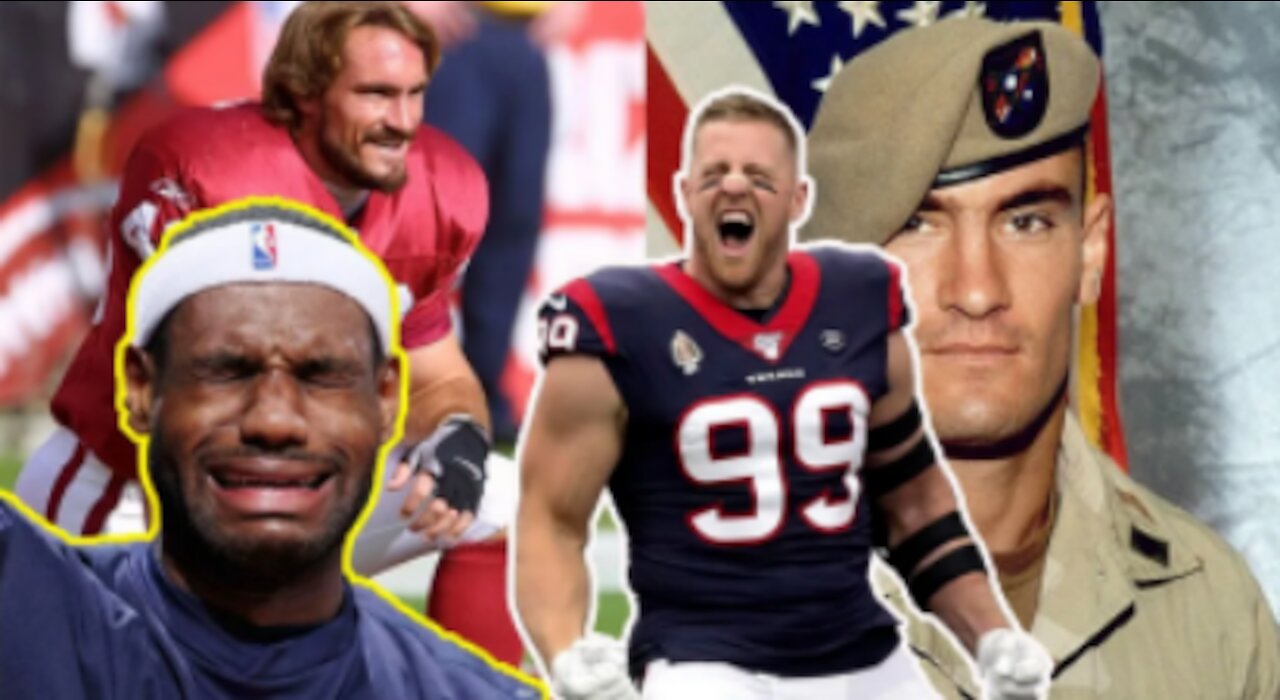 JJ Watt to honor real American hero Pat Tillman while Lebron and the Woke NBA honors CRIMINALS!