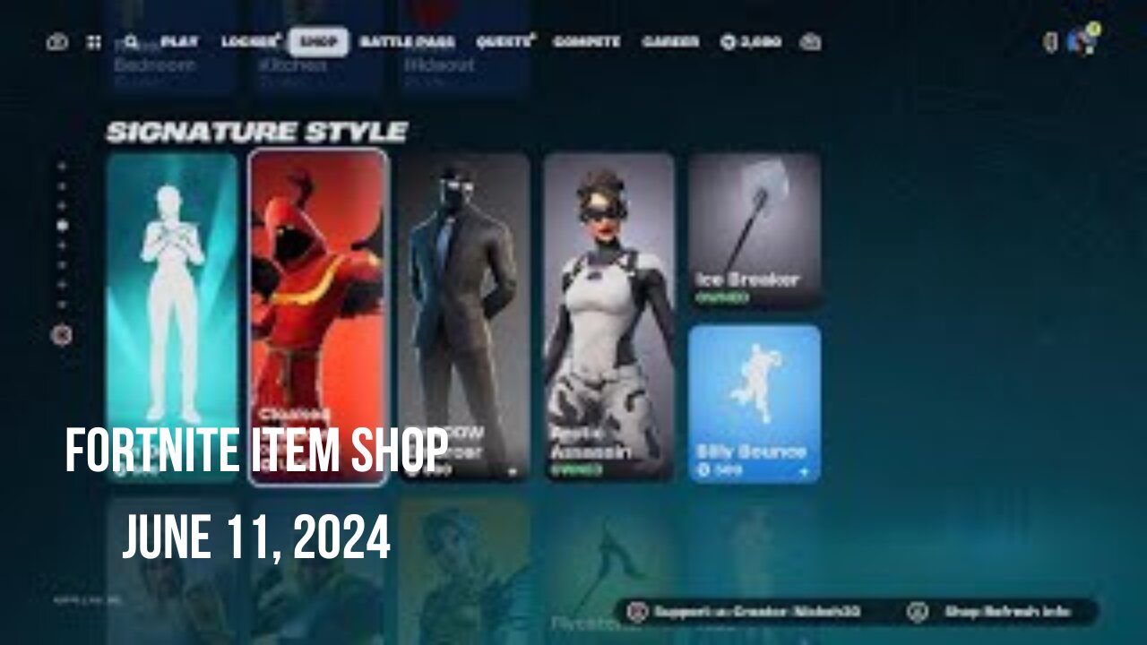 Fortnite Item Shop|June 11, 2024