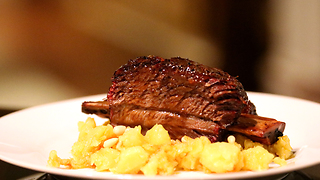 How to make short ribs with chocolate beer glaze