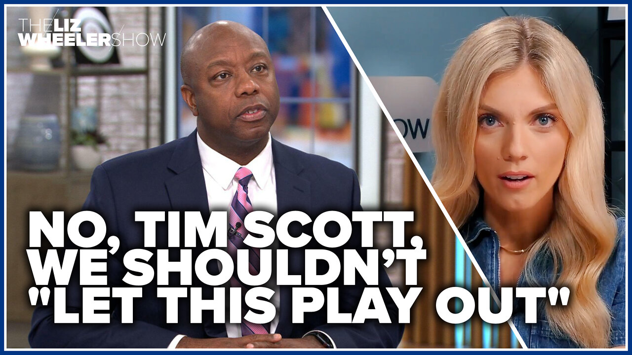 No, Tim Scott, we shouldn’t "let this play out"