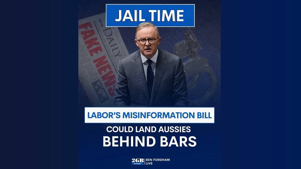 🔴 Experts now warning Misinfo Bill could lead to people going to jail! | Ben Fordham at 2GB 🇦🇺