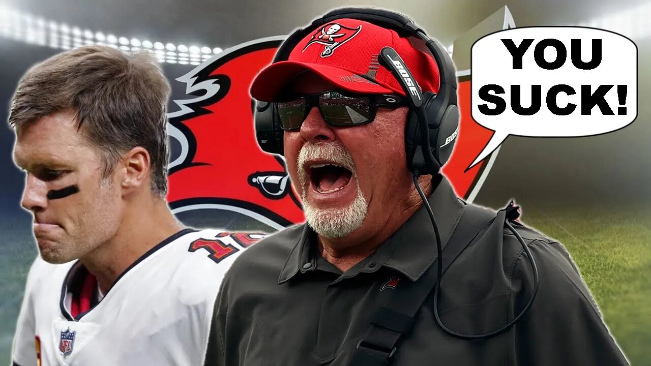 Bruce Arians SLAMS Tom Brady and THROWS him UNDER THE BUS for Bucs struggles! Is he right?