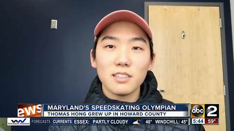 Maryland's speedskating Olympian