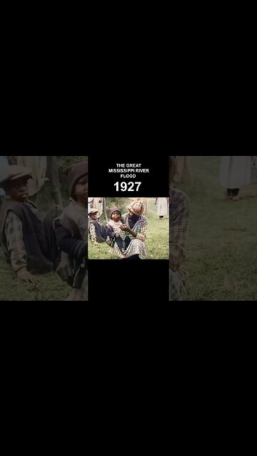 [1927] The Great Mississippi River Flood | Restored Footage, Colorized, 60fps