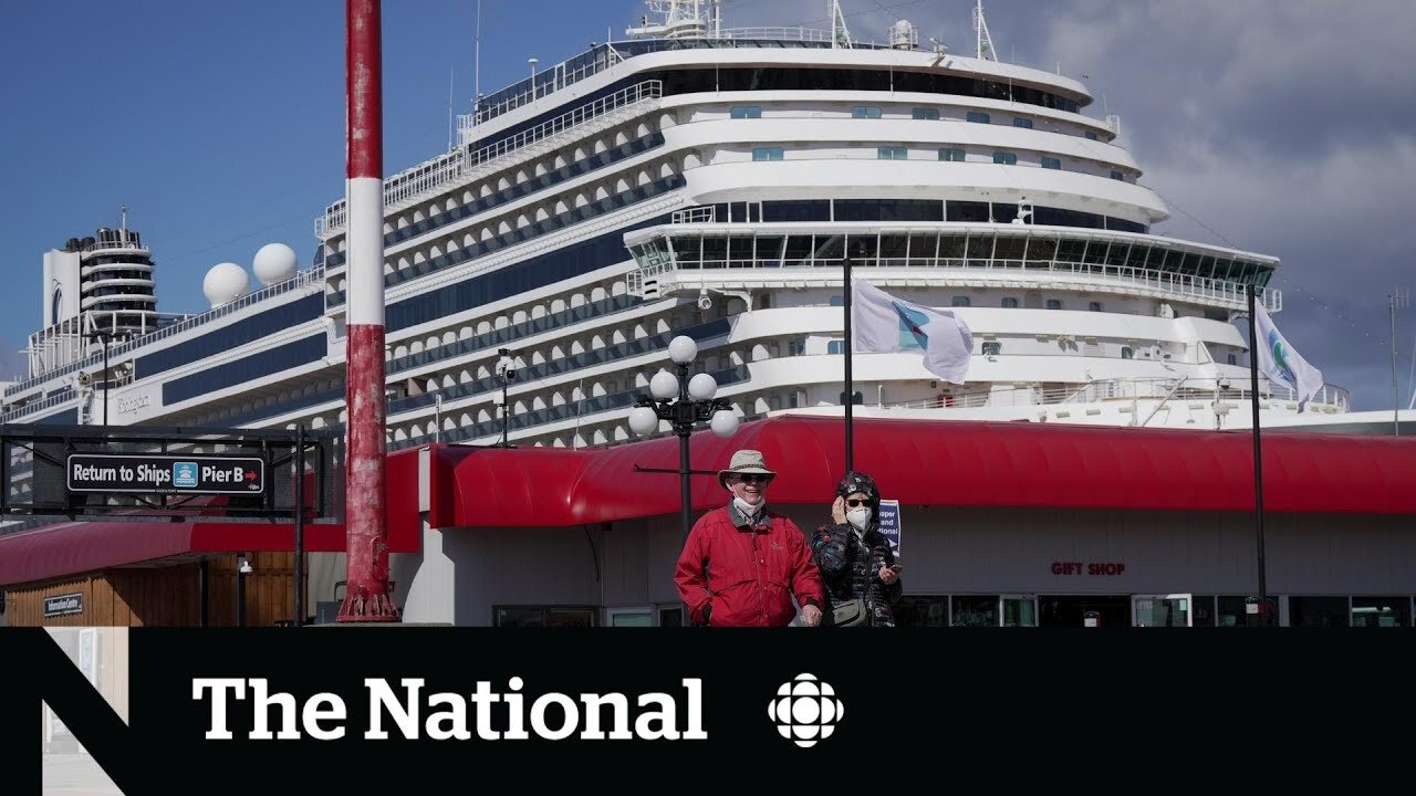 Cruise ship docks in Canadian waters for 1st time since pandemic began