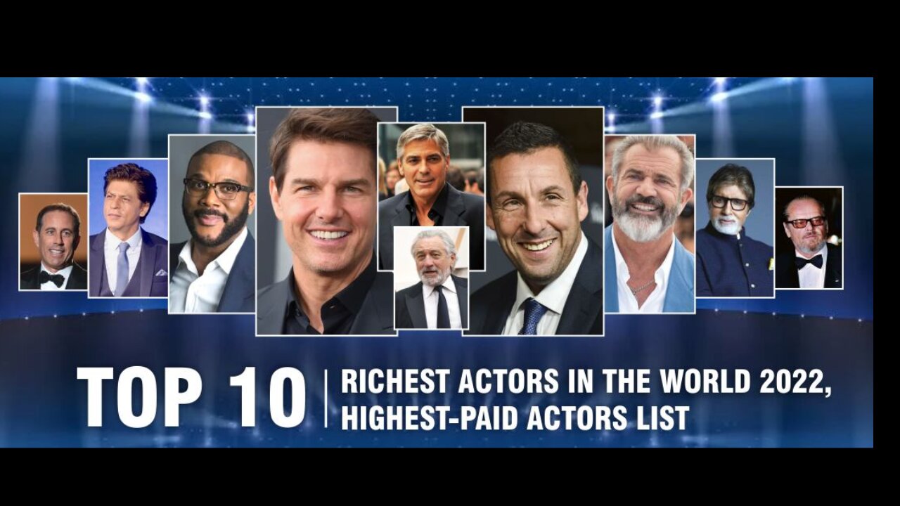 #10 Richest film actor in the world