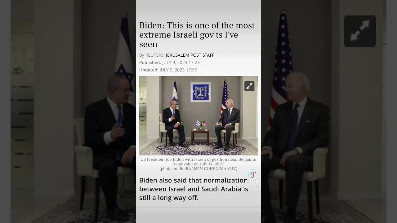 #Biden Most Extreme #Israeli Govt I’ve Seen. #netanyahu #Israel #extremist