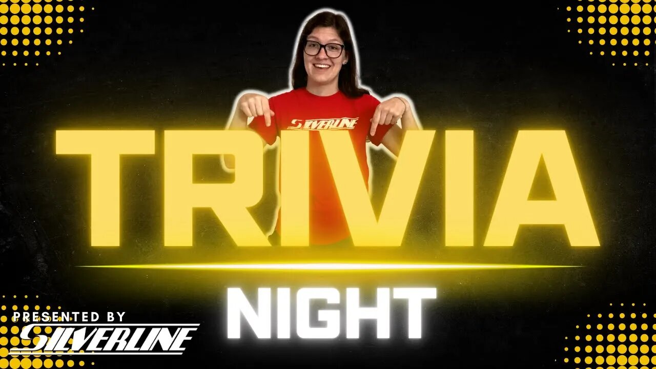 Trivia Night--Haley runs!