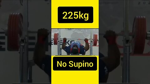 Supino de 225kg de Ray Willams