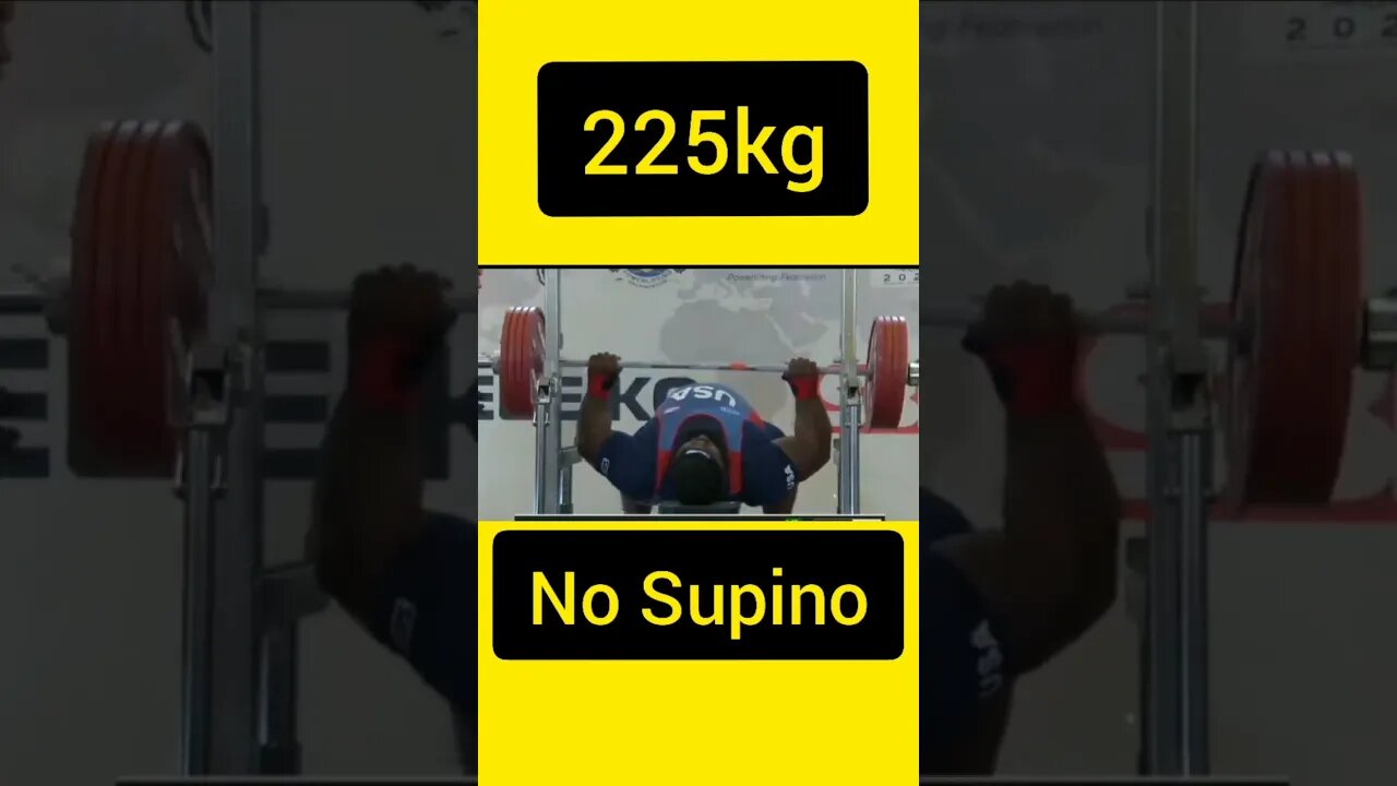 Supino de 225kg de Ray Willams