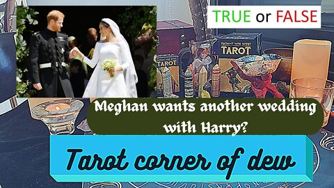 True or False: Meghan wants to renew their marriage vows?