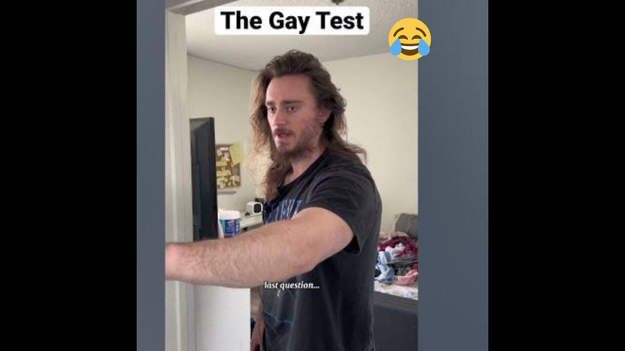 The gay test🤣🤣
