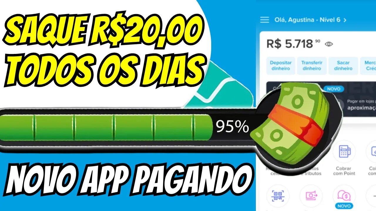 [SAQUE R$20,00 POR DIA] *NOVO* APP para GANHAR DINHEIRO de VERDADE via PIX em 2023