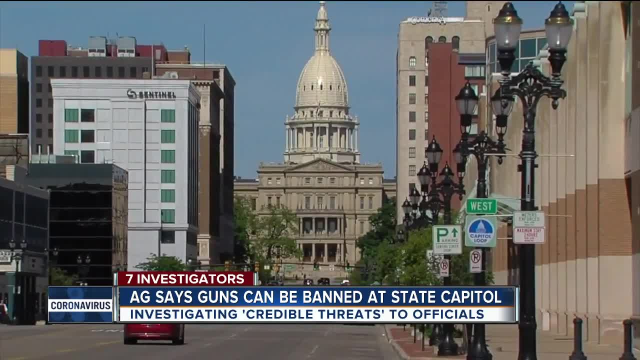 AG investigates 'credible threats' to state officials as Capitol gun ban considered