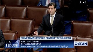 Gaetz BLASTS January 6 Committee Targeting Dan Scavino and Peter Navarro