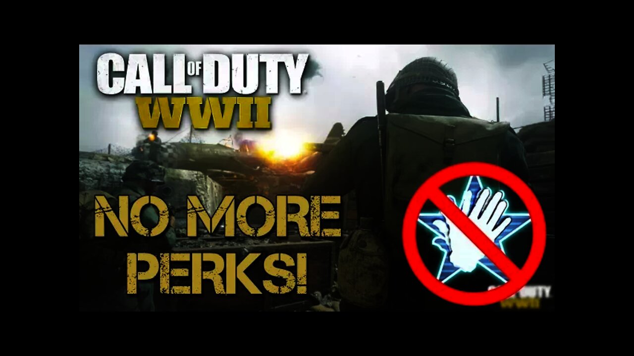 NO MORE PERKS IN CoD! - Basic Training Items REPLACE PERKS in Call of Duty WWII!