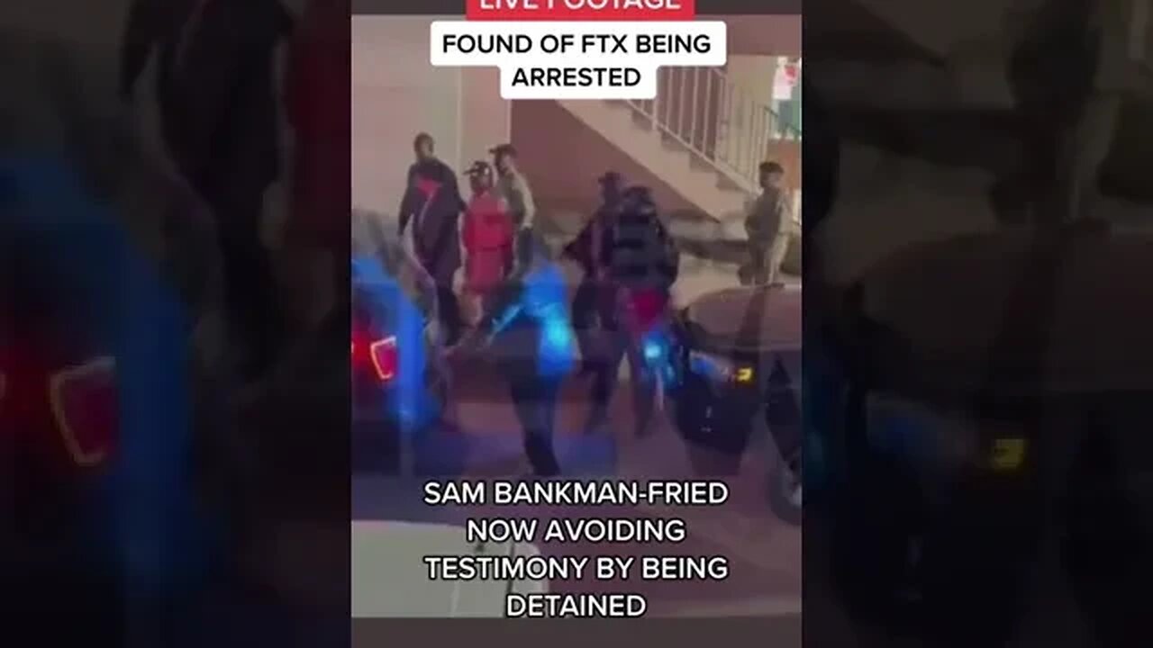 SBF GETTING ARREST LIVE