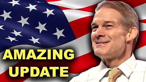 BREAKING: JIM JORDAN JUST DROPPED A BOMBSHELL!!!