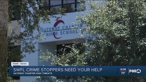 Investigators asking for tips about Gateway Charter High school threats