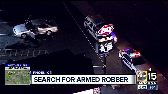 Police searching for armed robbery suspect
