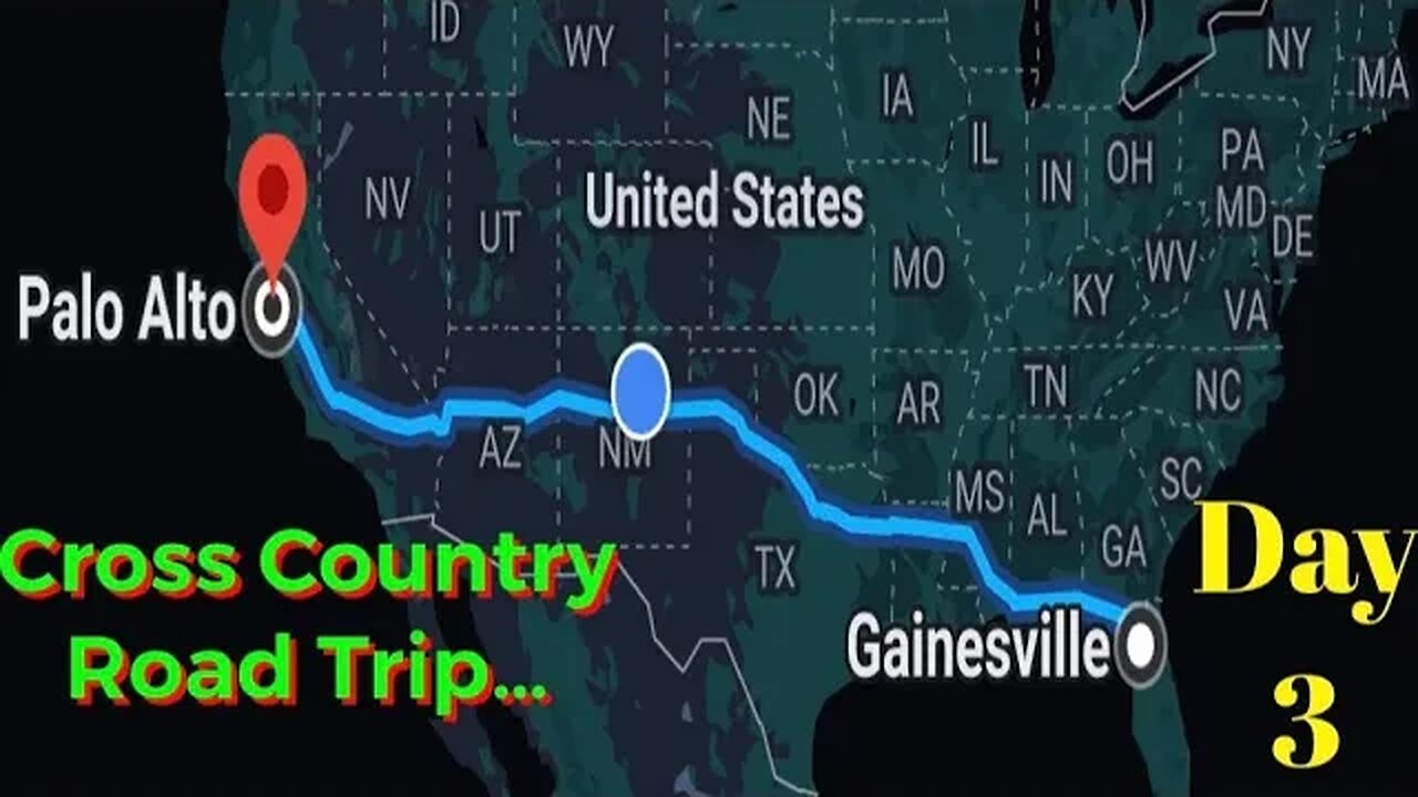 Cross Country Road Trip Day 3: Oklahoma City to Santa Fe New Mexico