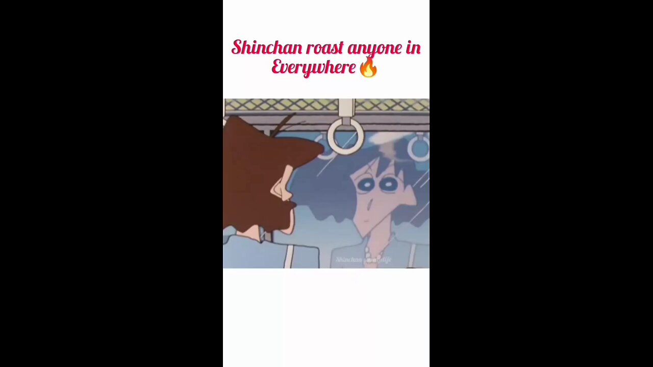 Shinchan roast mom in the train😈