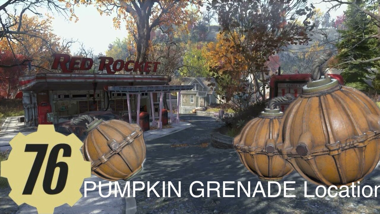 PUMPKIN GRENADE Location Fallout76