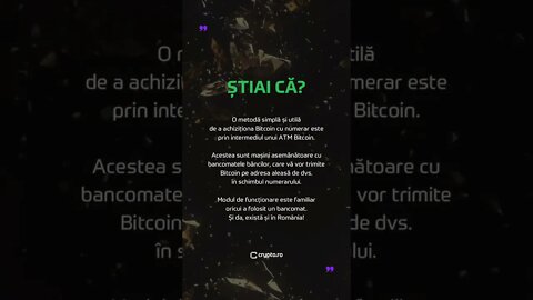 Știai că avem bancomate Bitcoin în România? 🤔