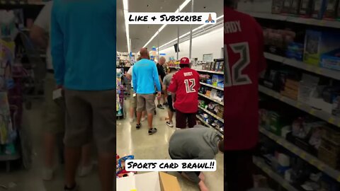 Sports Card Brawl In Walmart!