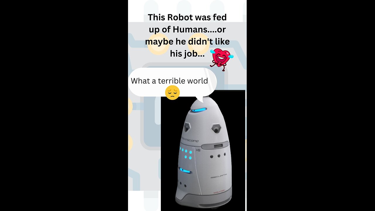 Robot got tired of Humans???