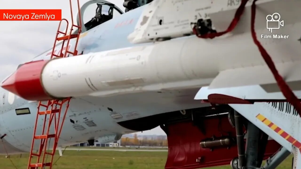 Russian Su-35S & Su-30SM fired missile on Ukrainian aircraft