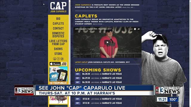 John "Cap" Caparulo performing live at Harrah's