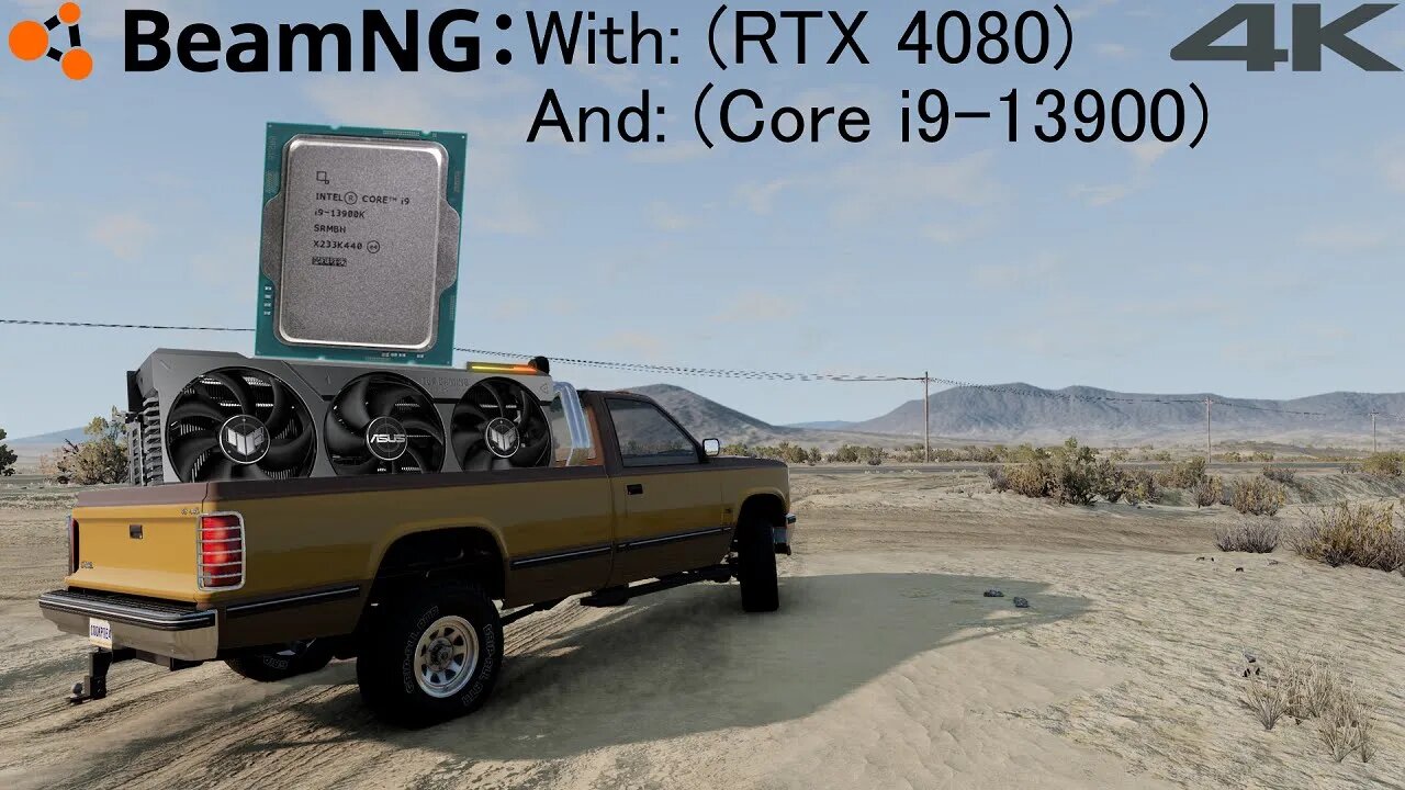 BeamNG - Drive: (RTX 4080) (Core i9-13900) Test