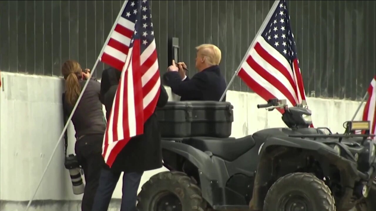 Trump At The Border Wall!