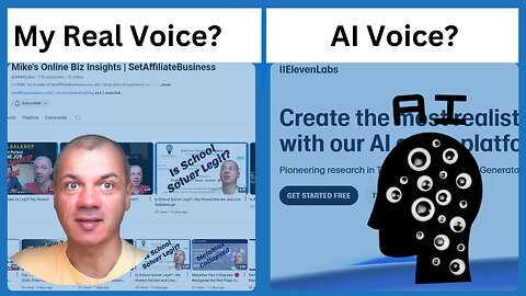 Do You Prefer My Real Voice or AI Voice? | Mike's Online Biz Insights