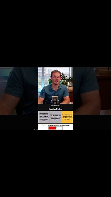 Weekly 1-Minute Housing Market & Economy Update - 10-5-2023