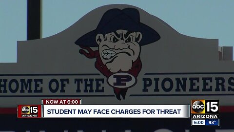 Valley student may face charged for threat