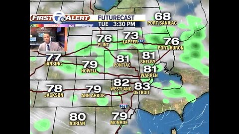 More showers and storms in the area