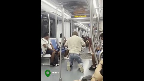 Man and a Dog Chat On The Metro #viralclips #viralvideos