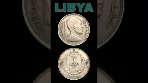 Libya 1 piastre 1952.#shorts #coinnotesz
