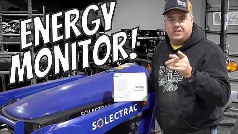 COST TO CHARGE?? Energy Monitor Prepare for Solectrac Electric Tractor!