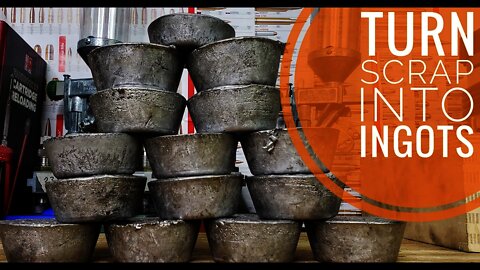 Viewer Requested - Turning 40lbs Of Scrap Lead Into 30lbs Of Ingots