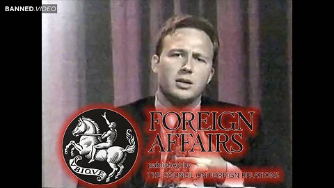 Alex Jones Exposed the Globalists of the CFR in 1997