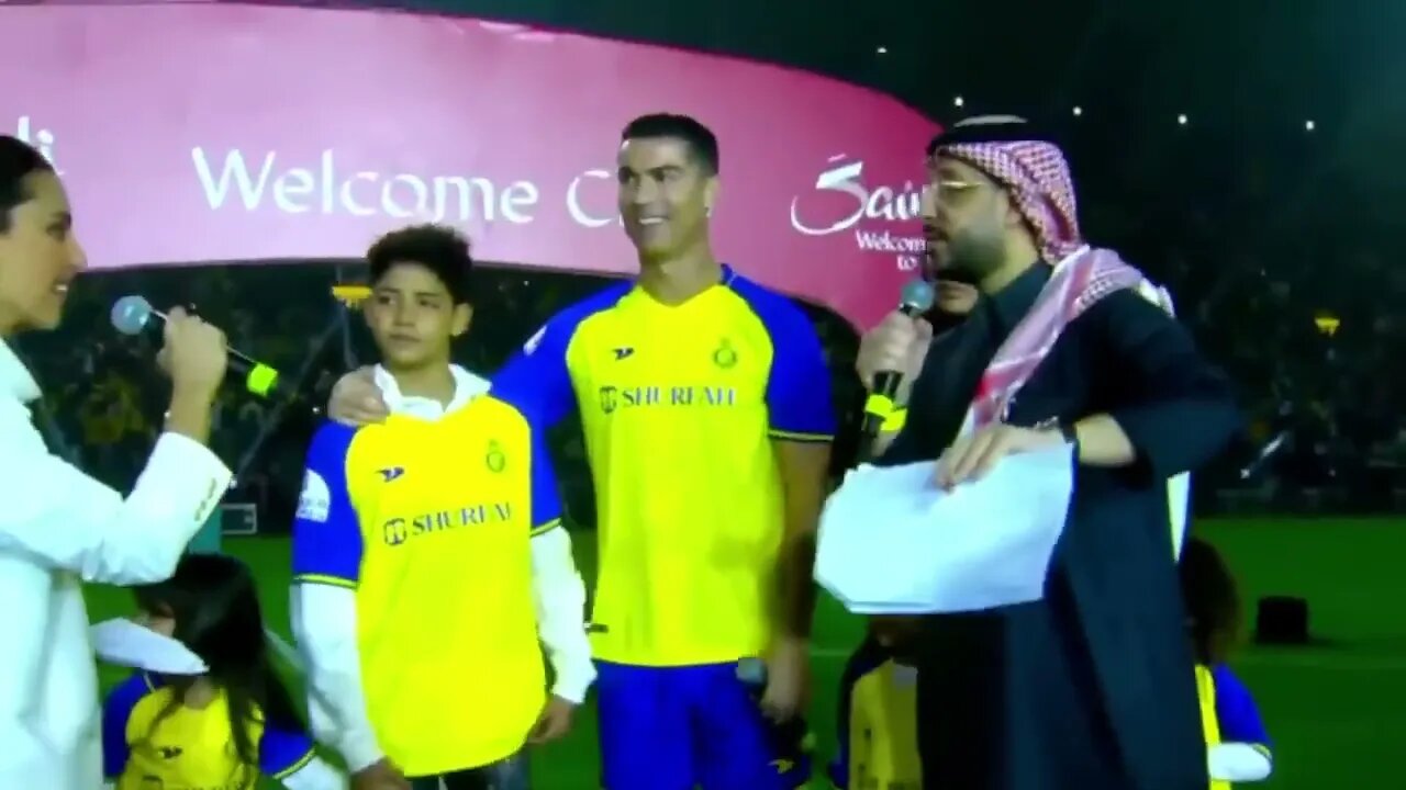 Cristiano Ronaldo’s Full Opening Presentation for Al Nassr 😳😱 #CR7