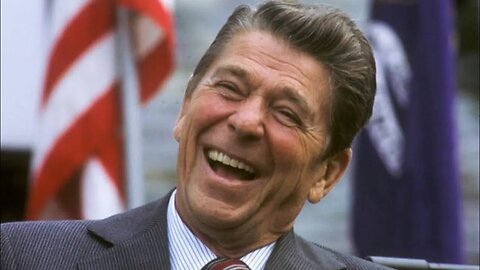 Reagan jokes about Communism, Soviet, Liberals, Big Government, himself and warns us about Putin