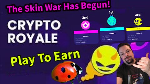 Playing Crypto Royale / Play To Earn / The Skin War Has Begun!