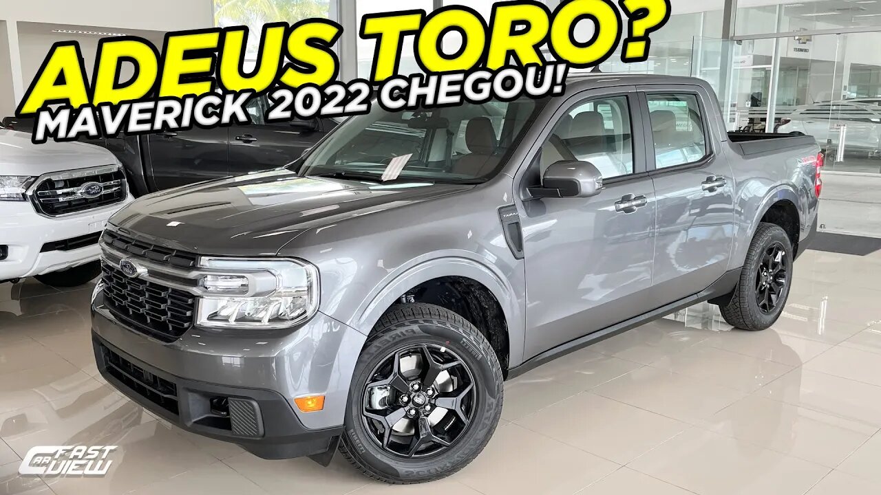 NOVO FORD MAVERICK LARIAT 2.0 TURBO 4X4 2022 CHEGA POR R$239 MIL! MELHOR QUE FIAT TORO? 🤔